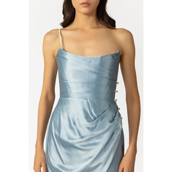 SAU LEE PASHA SATIN GOWN SIZE US 6 $650 - Picture 4 of 16